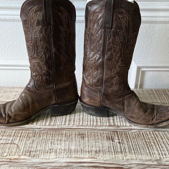 Lucchese Leather Western Boots main image 6